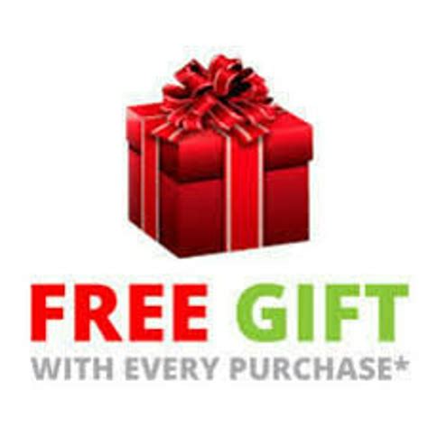 Free Gift With Purchase .